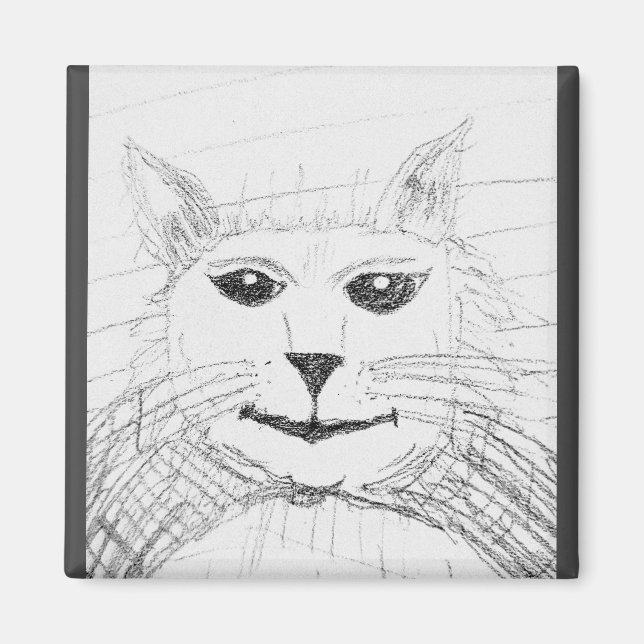 Imã Sassy Cat Magnet (Frente)