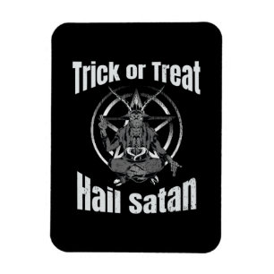 Ímã Satã de granizo Pentagram no Halloween