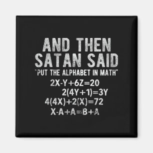 Imã Satã Disse Alfabeto Em Matemática