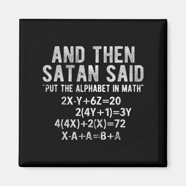 Imã Satã Disse Alfabeto Em Matemática (Frente)