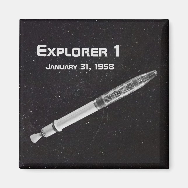 Imã Satélite do Explorer 1 (Frente)