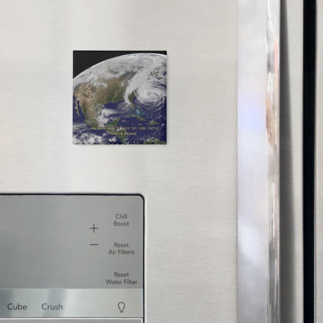 Imã Satélite do furacão Sandy (In Situ (Fridge))