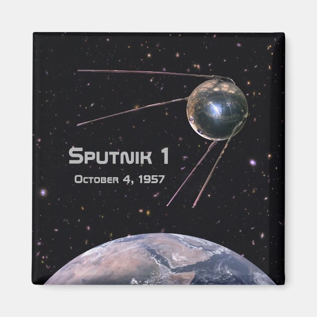 Imã Satélite Sputnik 1 (Frente)