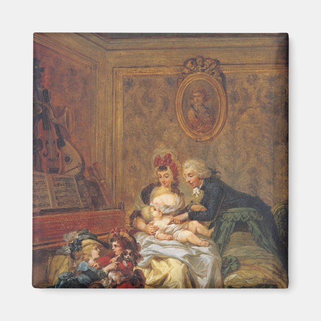 Imã Satisfação do Casamento ou da família feliz (Frente)