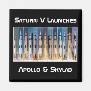 Imã Saturn V Moon Rocket Launts (Lâmpada Saturno V)