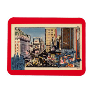 Ímã Saudações da Times Square, Vintage