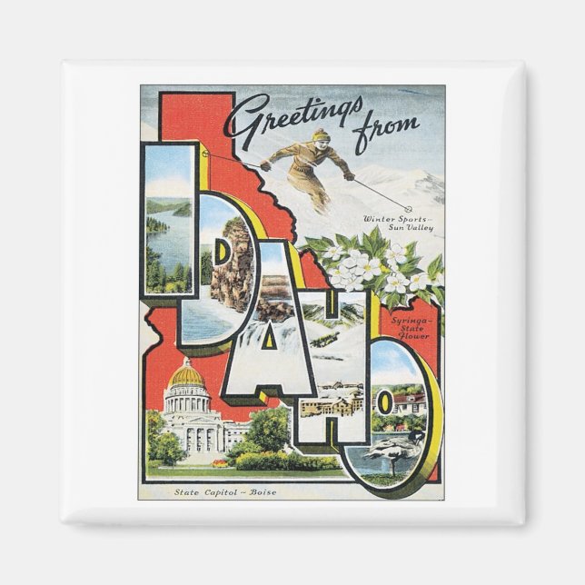 Imã Saudações De Idaho (Frente)