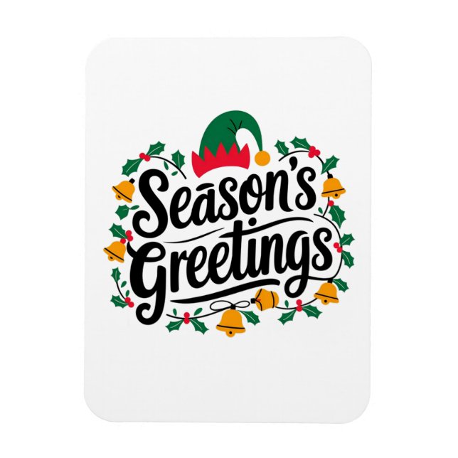 Ímã Saudações de Natal (Vertical)