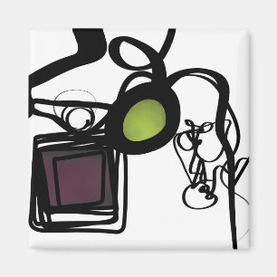 Imã Saudações de Philydion: Abstrato Black and White