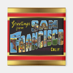 Imã Saudações de San Francisco Magnet