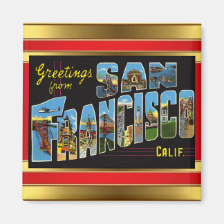 Imã Saudações de San Francisco Magnet