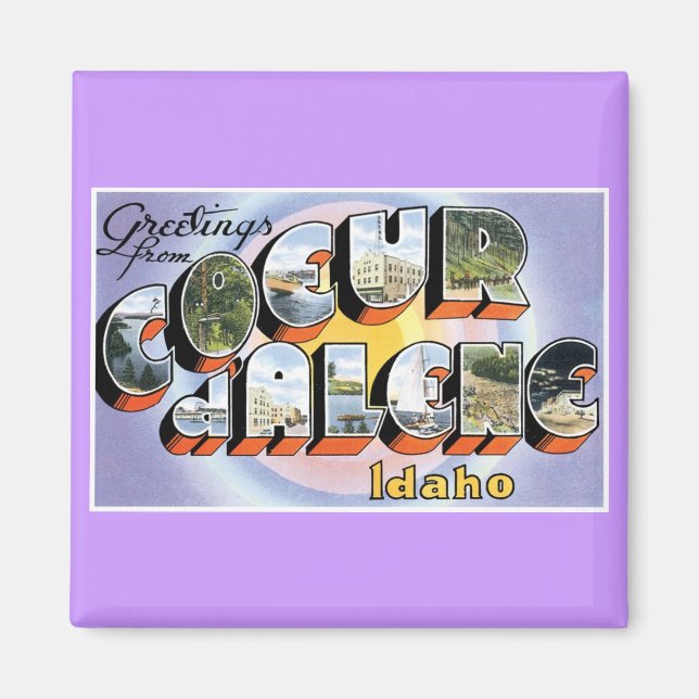 Imã Saudações do Coeur d'Alene, Idaho! (Frente)