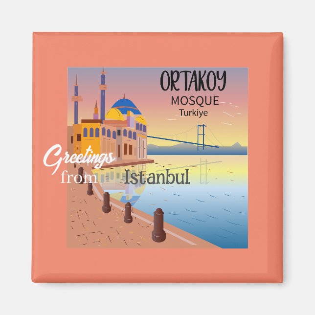 Imã Saudações do ímã turco de Istambul (Frente)