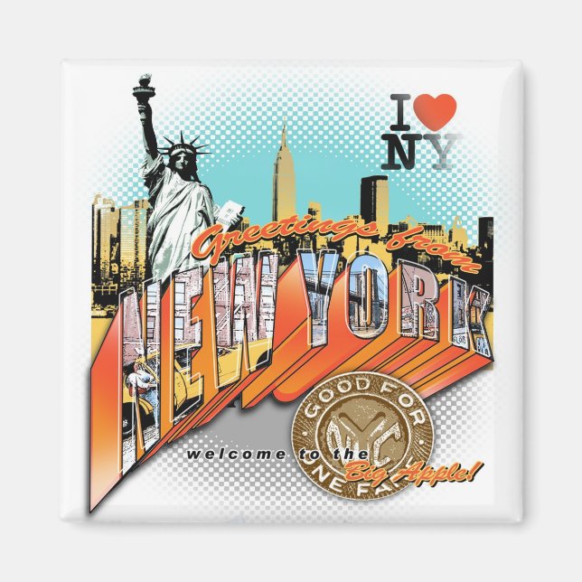 Imã Saudações do Novo YoRK (Frente)