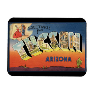 Ímã Saudações do Tucson Arizona Magnet