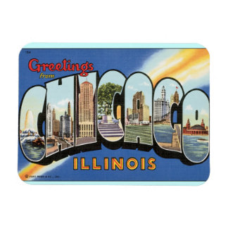 Ímã Saudações do viagem de Chicago dos EUA