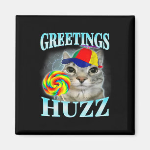 Imã Saudações Huzz Funny Gen Z Gen Alpha Slang Memória