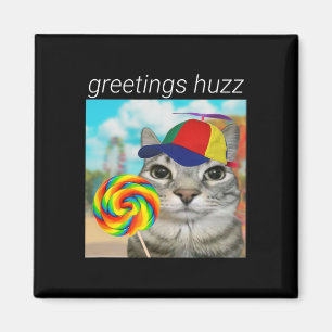 Imã Saudações Huzz Meme de Gíria Divertido Geração Z G