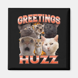 Imã Saudações Huzz Piada Desenfreada do Meme do Gato B