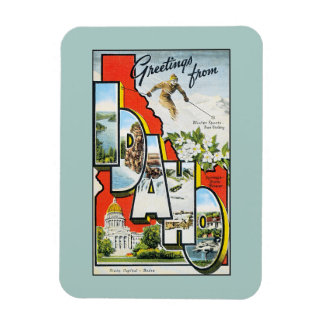 Ímã Saudações Vintage de Idaho