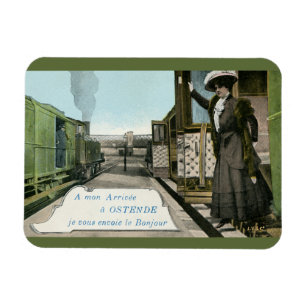 Ímã  Saudações Vintage de Ostend