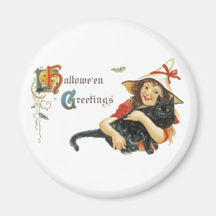 Imã Saudações Vintage Halloween
