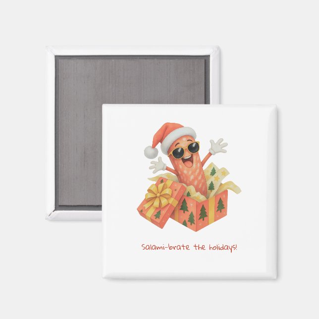 Imã saúdam o Natal com salame! (Front/Back)