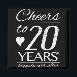 Imã Saúde A 20 Anos Casados Casal Casados 20<br><div class="desc">Saúde A 20 Anos Casados Casal 20 Casado Camisa Do Aniversário.png</div>