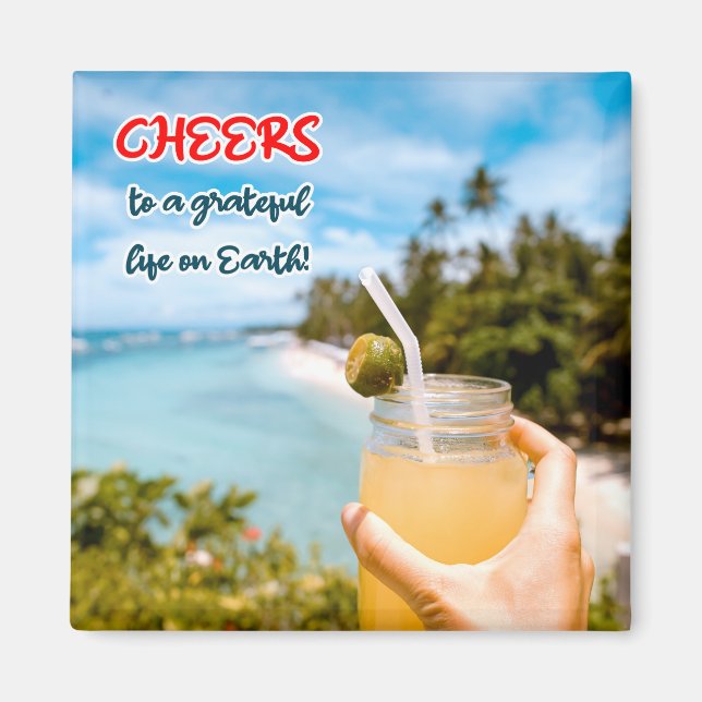 Imã Saúde a uma vida grata na Terra (Frente)