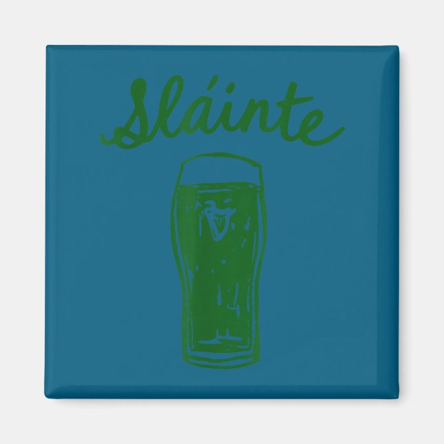 Imã Saúde brinde gaélico script pub irlandês aplausos  (Frente)