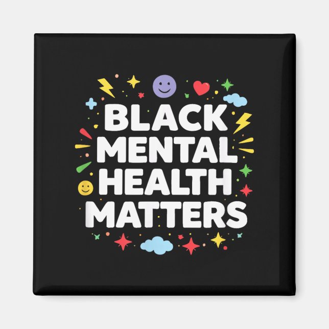 Imã Saúde Mental Negra é Importante - (Frente)