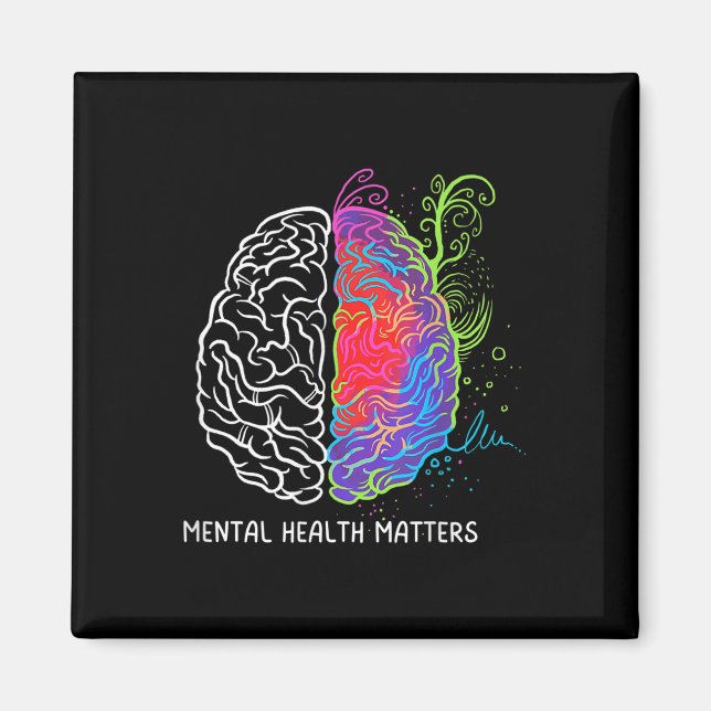 Imã Saúde Mental S Cérebro Doença Mental Sensibilizaçã (Frente)
