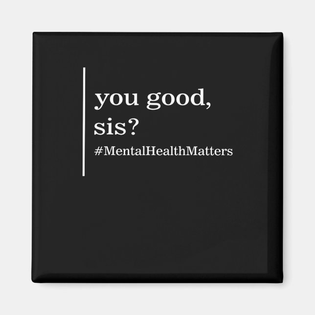 Imã Saúde Mental Te Importa Bem, Mulheres Positivas (Frente)