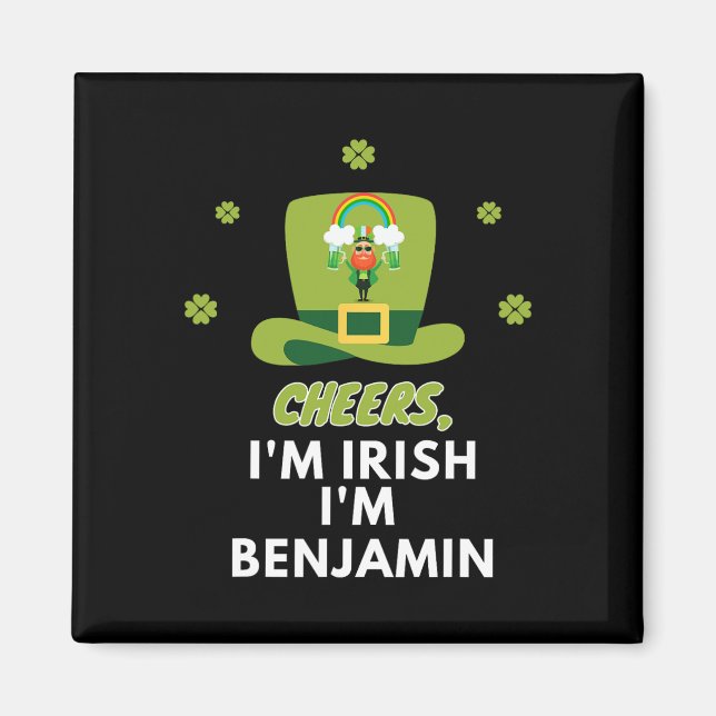 Imã Saúde Sou Irlandês Sou Benjamin (Frente)