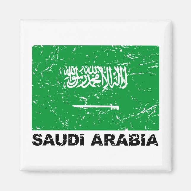 Imã Saudia Saudi Vintage Flag (Frente)