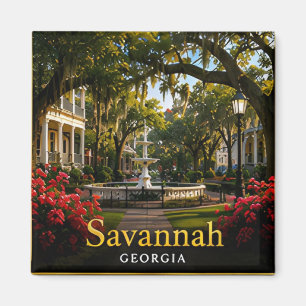 Imã Savannah Geórgia Musgo Espanhol & Praças Histórica