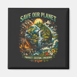 Imã Save Our Planet