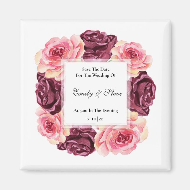 Imã Save The Date Magnet (Frente)