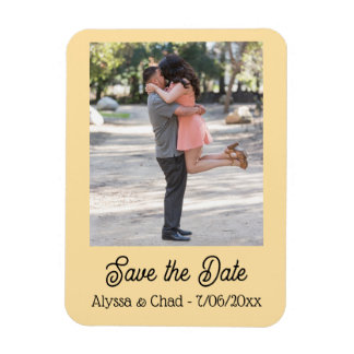 Ímã Save the date magnet personalized photo
