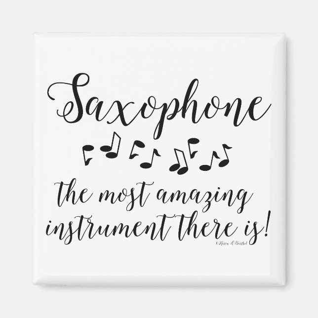 Imã Saxofone incrível (Frente)