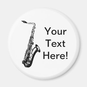 Imã Saxofone personalizado