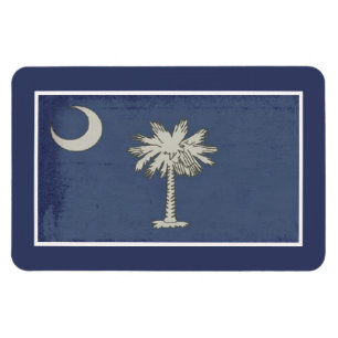 Ímã SC Palmetto State Flag Magnet