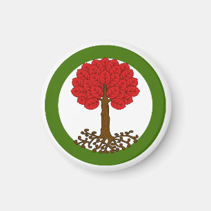 Imã SCA Myrgan Wood Magnet