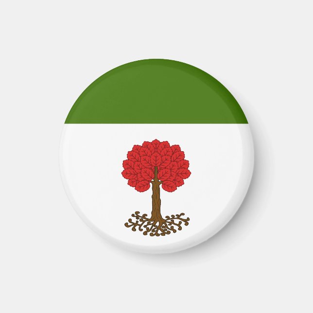 Imã SCA Myrgan Wood Magnet (Frente)