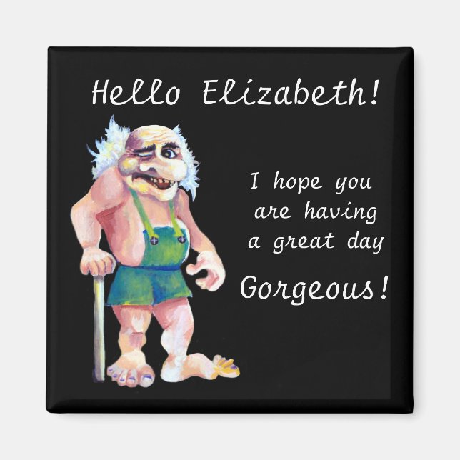 Imã Scandinávia Engraçado, Troll de Amor (Frente)