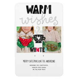 Ímã Scandinavian Doodle Christmas PHOTO Keepape