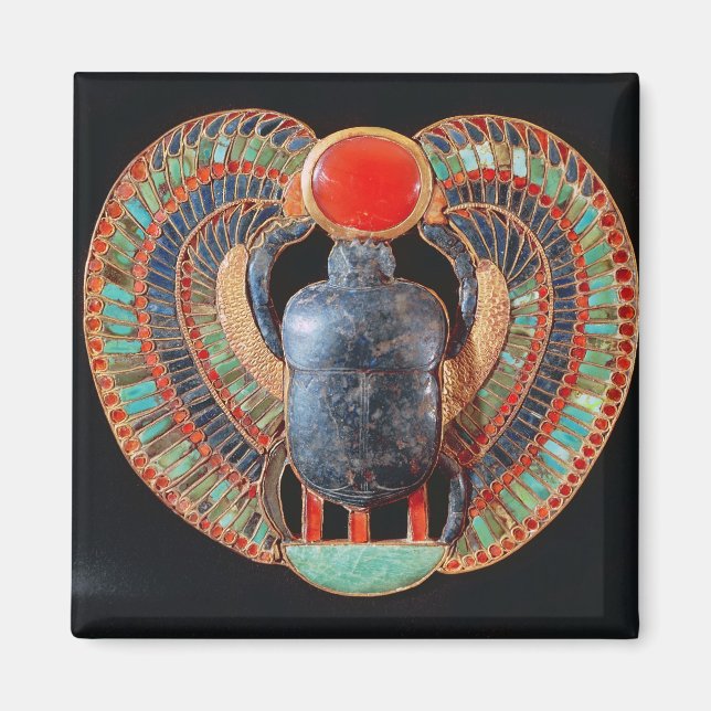 Imã Scarab, do túmulo de Tutankhamun (Frente)