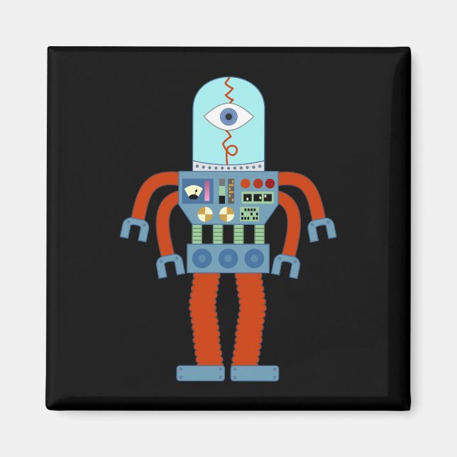 Imã Scary Eyeball Robot (Frente)