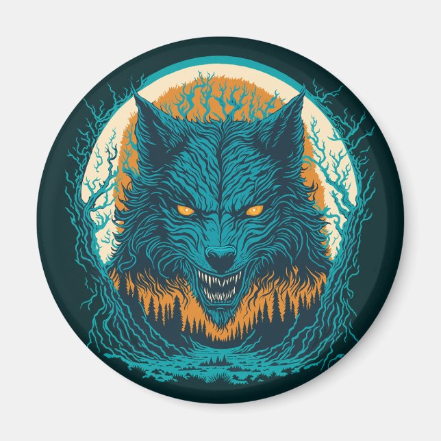 Imã Scary Werewolf (Frente)
