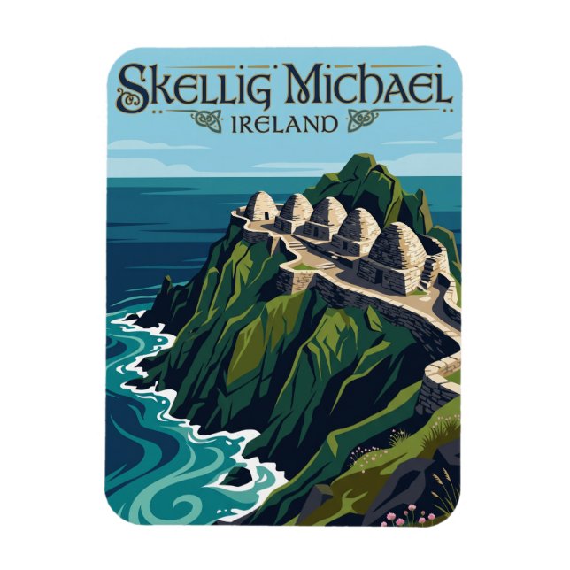 Ímã Sceilg Mhichíl Irlanda (Vertical)